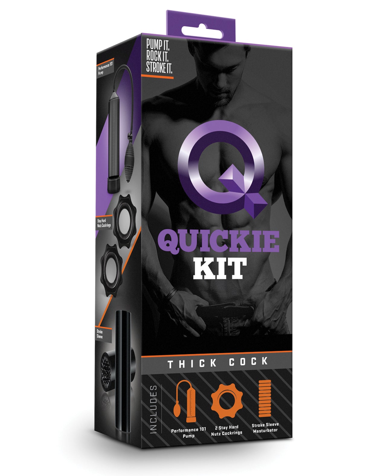 Blush Quickie Kit – Thick Cock Black