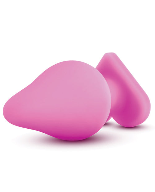 Blush Play With Me Naughty Candy Heart Be Mine Plug - Pink - Image 4