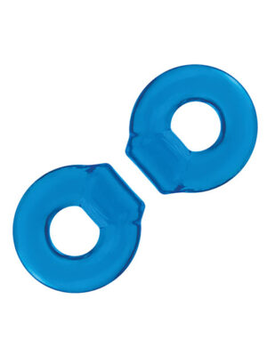Blue Line C & B Ultra-Stretch Stamina Endurance Ring - Jelly Blue Pack of 2
