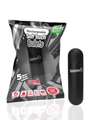 Screaming O Soft Touch Rechargeable Bullet - Black