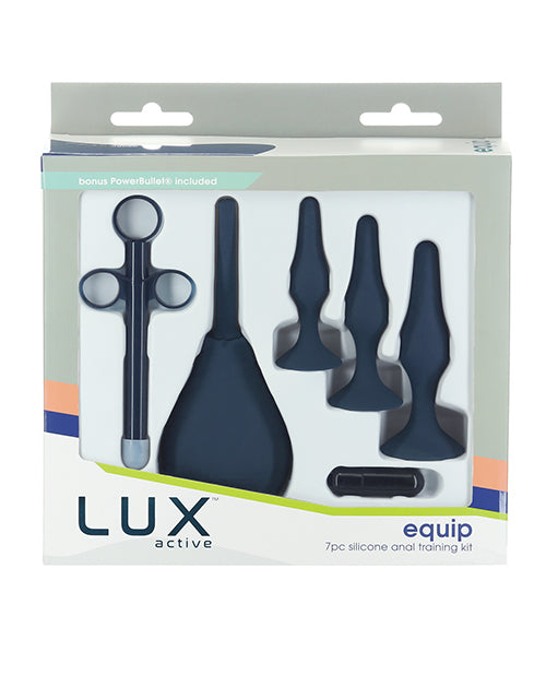 Lux Active Equip Silicone Anal Training Kit – Dark Blue