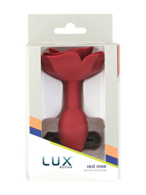 Lux Active Red Rose Silicone Anal Plug