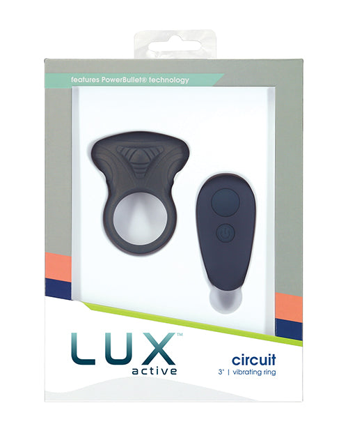 Lux Active Circuit Vibrating Ring - Dark Blue - Image 9