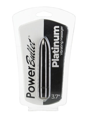 Power Bullet 3.7" Platinum Vibrating Massager