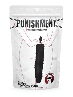Punishment Fox Tail Plug - Black