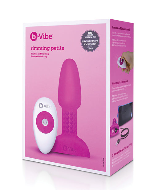 b-Vibe Petite Rimming Plug – Fuchsia