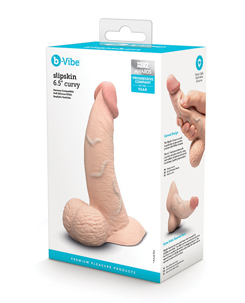 b-Vibe Slipskin 6.5″ Curvy – Cream