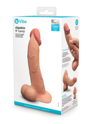 b-Vibe Slipskin 9" Curvy - Mocha