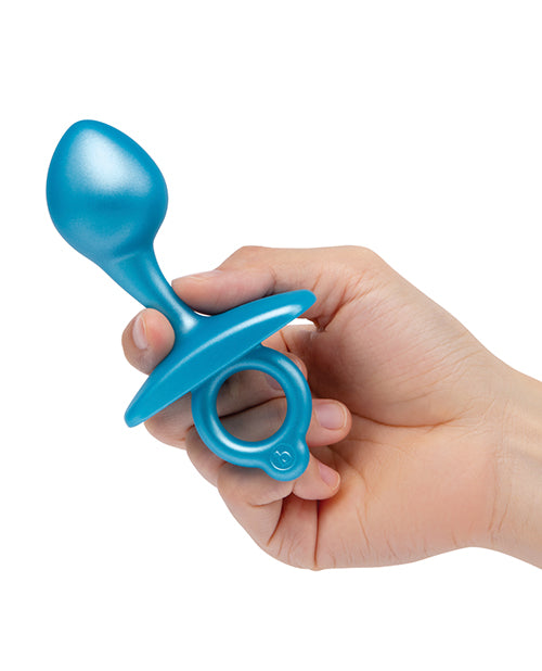 b-Vibe Butties Bulb Tapered Prostate Plug - Blue - Image 4