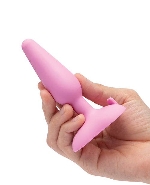 b-Vibe Beginner's Vibrating Tapered Butt Plug - Pink - Image 4