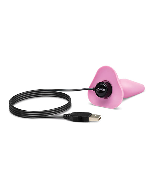 b-Vibe Beginner's Vibrating Tapered Butt Plug - Pink - Image 11