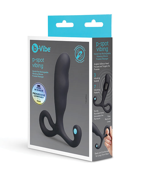 P-Spot Vibing Hands-Free Rechargeable Vibrating Silicone Prostate Massager