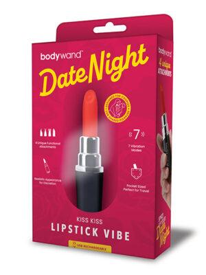 Xgen Bodywand Date Night Kiss Kiss Lipstick Vibe - Black/Red