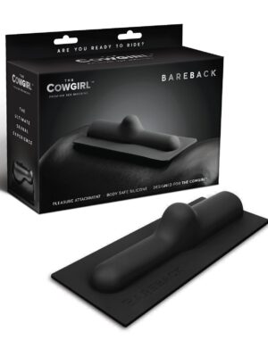 The Cowgirl Bareback Silicone Attachment - Black