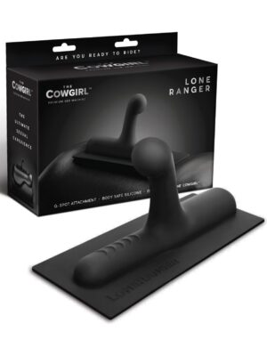 The Cowgirl Lone Ranger Silicone Attachment - Black