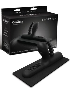 The Cowgirl Buckwild Silicone Attachment - Black