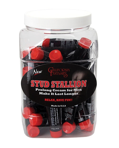 Stud Stallion Prolong Cream for Men – .05 oz Tube Bowl of 36