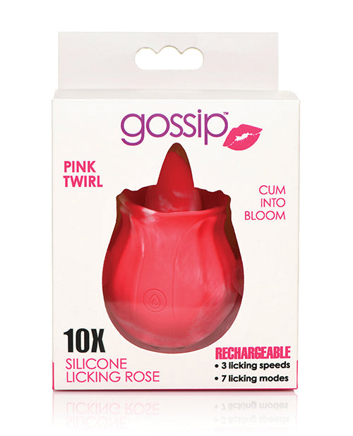 Curve Toys Gossip Licking Rose – Pink Twirl