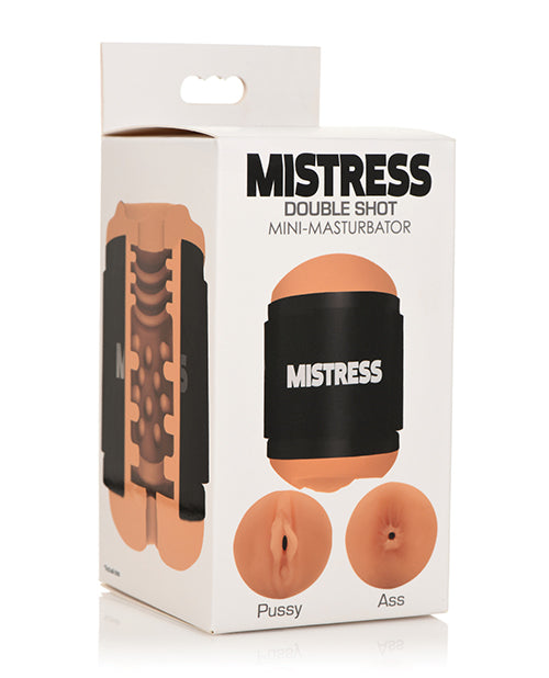 Curve Toys Mistress Double Shot Mini Masturbator Pussy & Ass – Medium