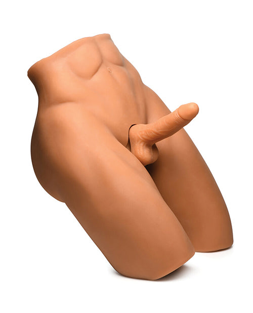 Curve Toys Jock Poseable Torso w/Thrusting Dildo - Drop Ship Only - Image 2