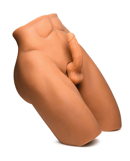 Curve Toys Jock Poseable Torso w/Thrusting Dildo - Drop Ship Only - Image 4