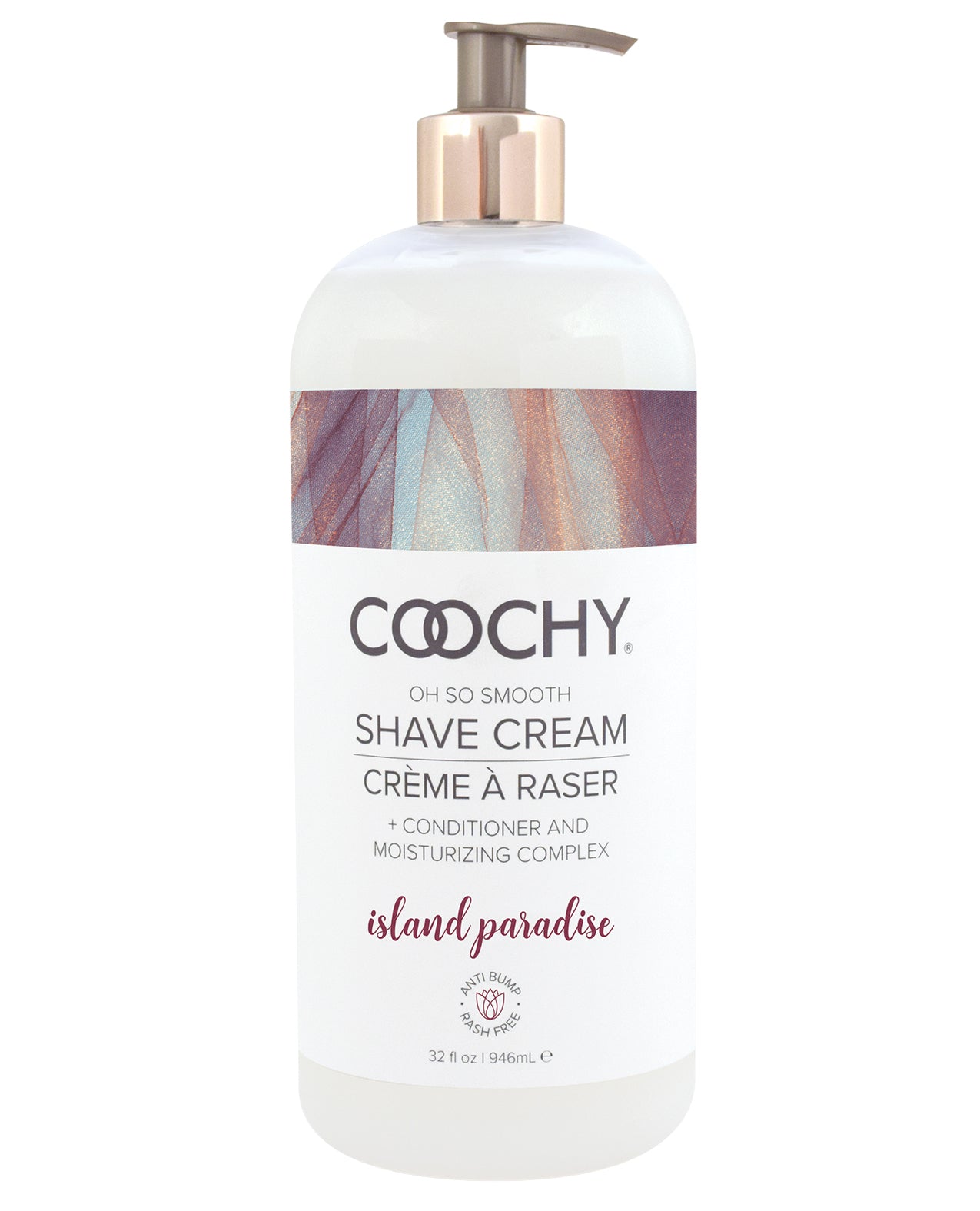 COOCHY Shave Cream – 32 oz Island Paradise