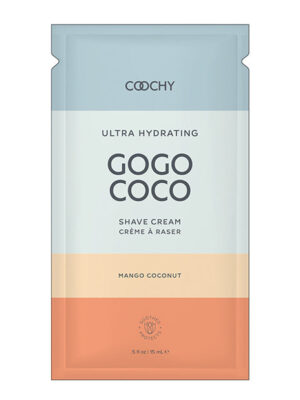COOCHY Ultra Hydrating Shave Cream Foil - .35 oz Mango Coconut