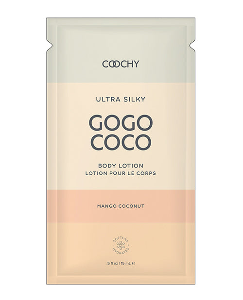 COOCHY Ultra Silky Body Lotion Foil – .35 oz Mango Coconut