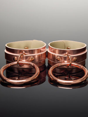 Pleasure Collection Adjustable Handcuffs - Rose Gold