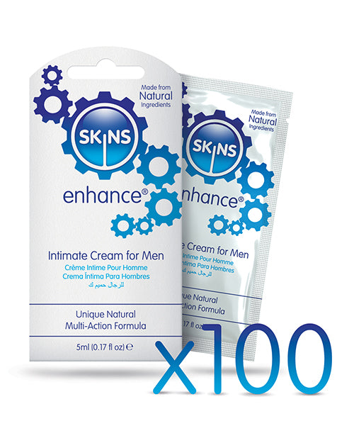 Skins Enhance Intimate Cream Foils – 5 ml Box of 100