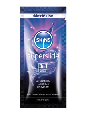Skins Super Slide Silicone Based Lubricant - 5 ml Foil