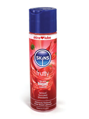 Skins Water Based Lubricant - 4.4 oz Strawberry