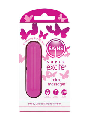 Skins Super Excited Petite Vibrator - Pink