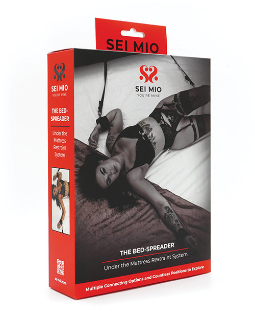 Sei Mio The Bed Spreader Under the Mattress Restraint System – Black