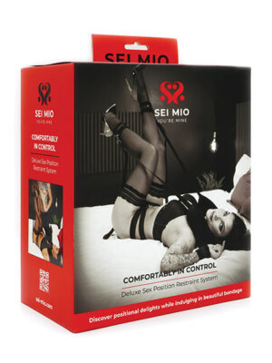 Sei Mio Comfortably in Control Deluxe Sex Position Restraint System - Black