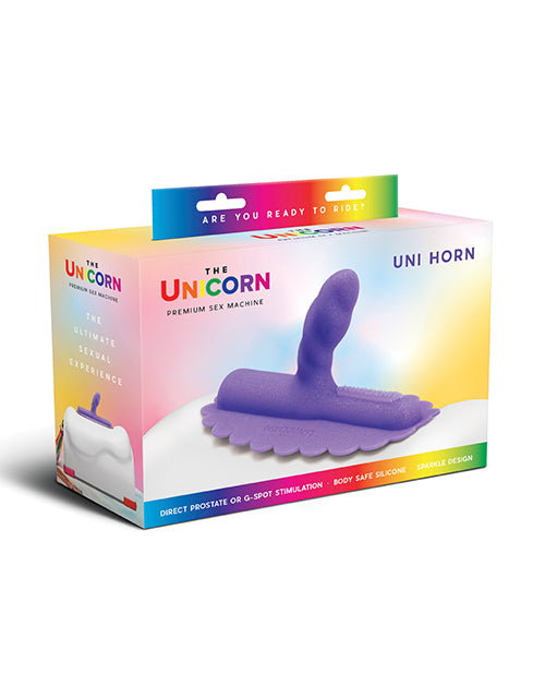 The Cowgirl Unicorn Uni Horn Silicone Attachment – Purple