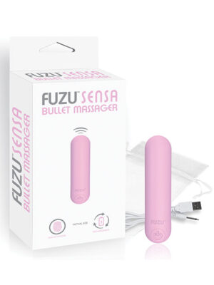 Fuzu Sensa Activated Rechargeable Bullet Massager - Pastel Pink