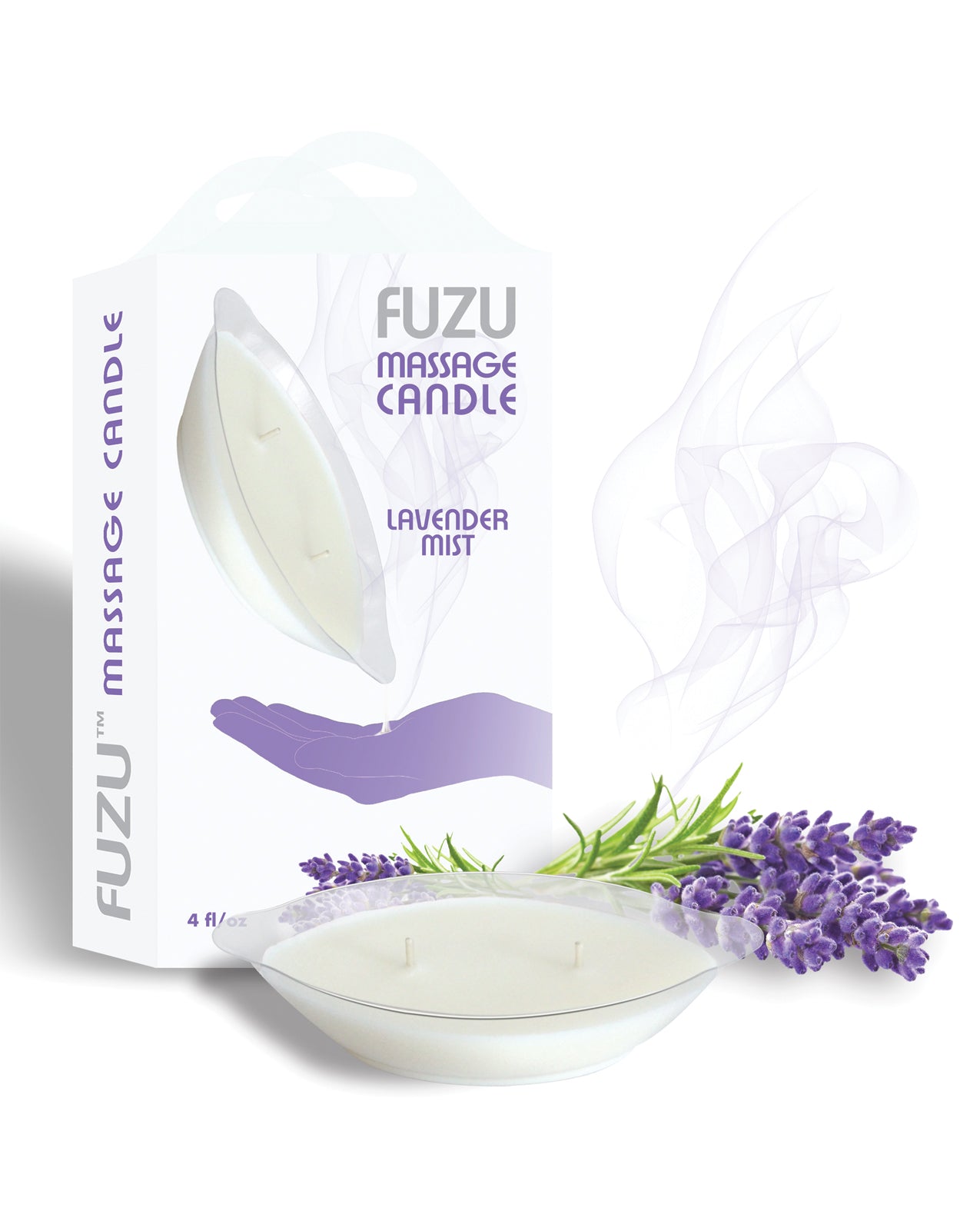 Fuzu Massage Candle – 4 oz Lavender Mist