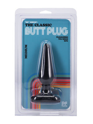 Classic Butt Plug - Medium Black