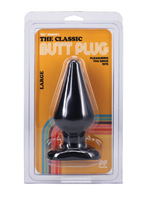 Classic Butt Plug - Large Black