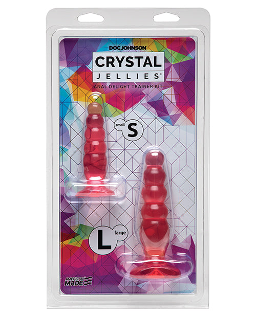 Crystal Jellies Anal Delight Trainer Kit – Pink