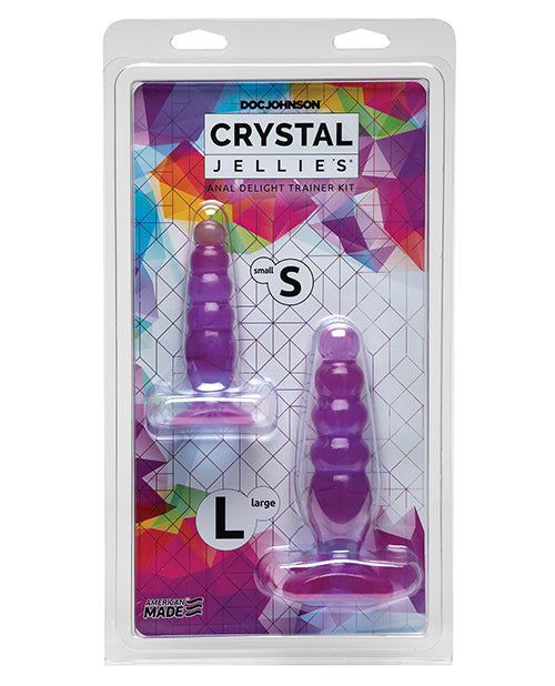 Crystal Jellies Anal Delight Trainer Kit – Purple