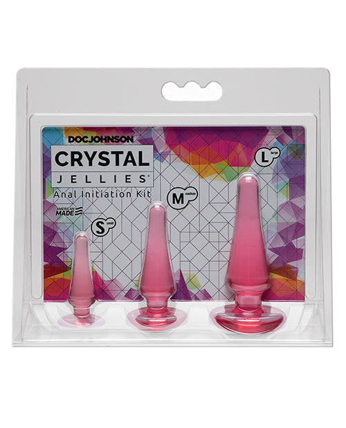 Crystal Jellies Anal Initiation Kit – Pink