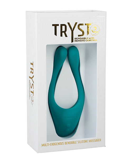 Tryst V2 Bendable Multi Zone Massager w/Remote - Teal - Image 11