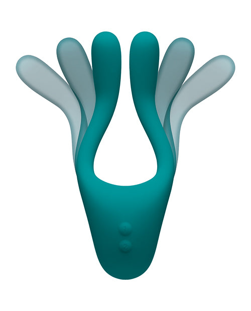 Tryst V2 Bendable Multi Zone Massager w/Remote - Teal - Image 14