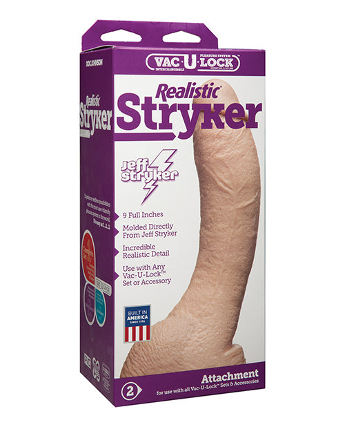 Vac-U-Lock 9″ Stryker Realistic – White