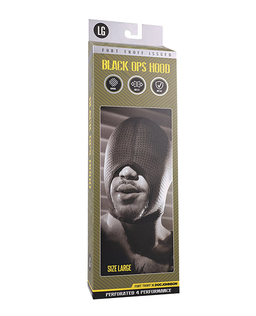 Fort Troff Black Ops Hood – Large, Black