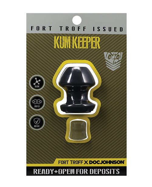 Fort Troff Kum Keeper Anal Plug – Small, Black