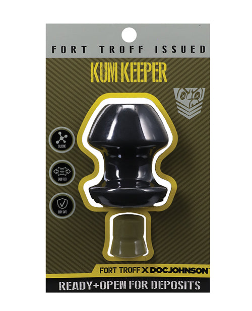 Fort Troff Kum Keeper Anal Plug – Medium, Black