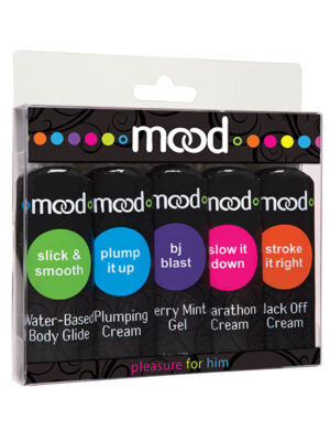 Mood Lube Pleasure for Him - Asst. Pack of 5